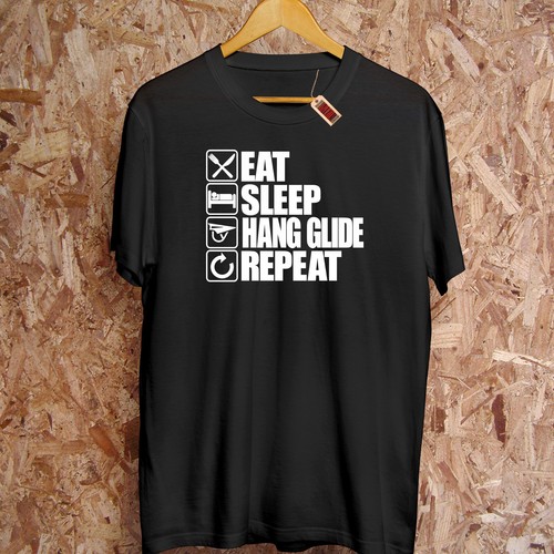 Eat sleep hang glide - hang,