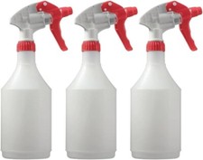 3Pack Trigger Spray Bottle 750ML Heavy Duty Refillable for Cleaning Home Garden