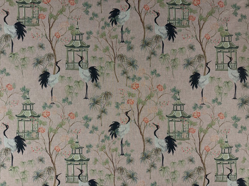 Sandhill cranes fabric sulking - fabric,