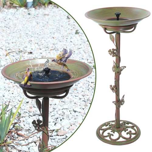 Solar bird bath - bird, for