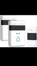 Omeril UK-WD311-WH Wireless Doorbell Kit White, Waterproof