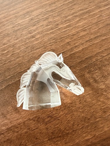 Crystal pony horse head - pony,