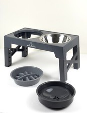 Raised Dog Bowls With Slow