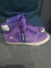 Supra Purple High Tops 8.5 Rare 