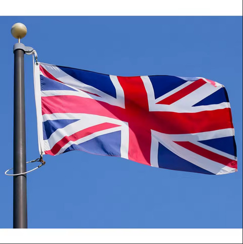 Union jack flag brass eyelets - union,