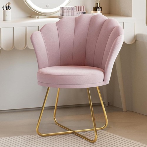 Black velvet vanity chair - velvet,