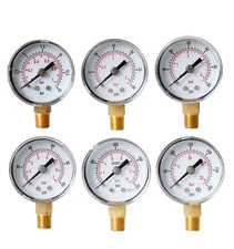 Pressure Gauge NPT 0~15,30,60,200PSI Hydraulic Air Compressor Pressure Oil Water