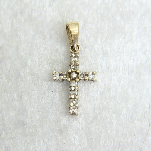 9ct yellow gold diamond - 9ct,