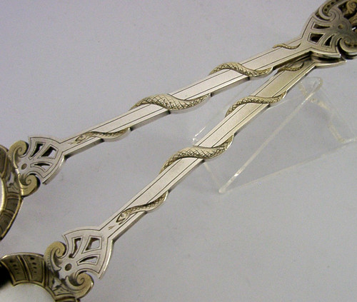 Unusual silver plated snake - unusual,