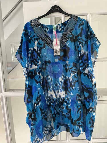 Brand new beach sarong blue - brand,
