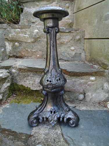 Large dark antique silver - dark,