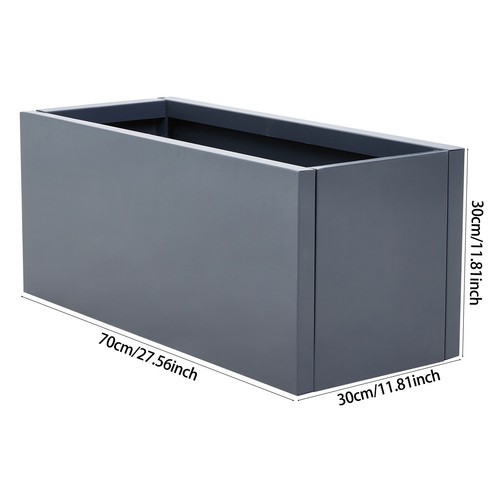 Trough metal garden planters - trough,