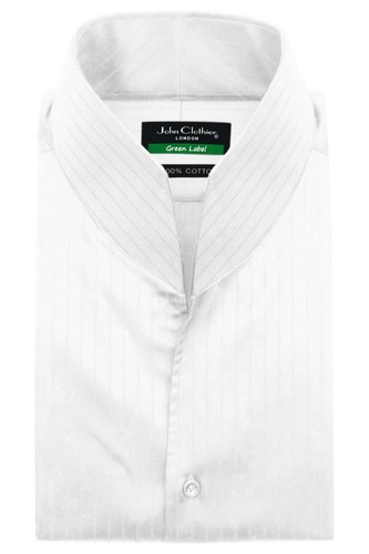 White pin stripes high - white,