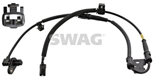 Wheel speed sensor - sensor, fits