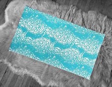 SALE IKEA Bankkamrat, Hemmahos, Stuva Bench Pad Cover Indian Tribal Print Turquo