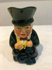 Roy Kirkham, Rich Man ceramic Toby/Character Jug - hand painted, money bag -13cm