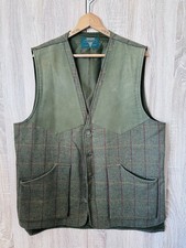 BOB PARRATT tweed gilet 100%