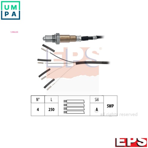 Lambda sensor 998 - sensor, 1.998.235
