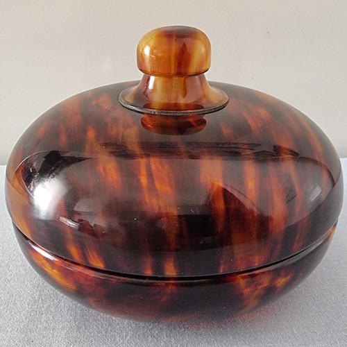 Vintage tortoise shell powder - shell,