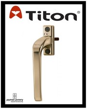 DERWENT LOCKING BRASS LEFT HAND / Titon Espagnolette Window Handle