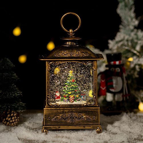 Glittering christmas music box - glittering,