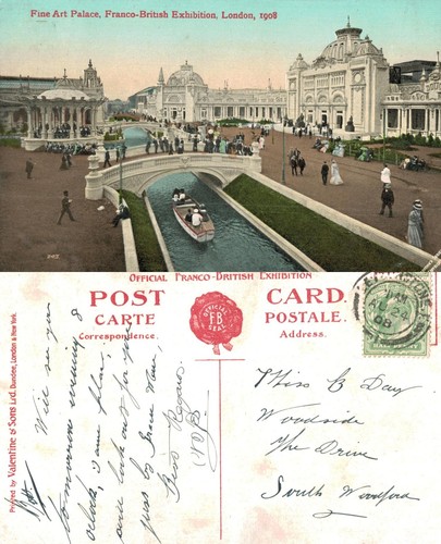 Vintage postcard fine art - -,