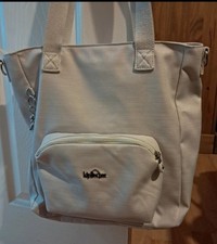 Cream Kipling Large Tote Bag