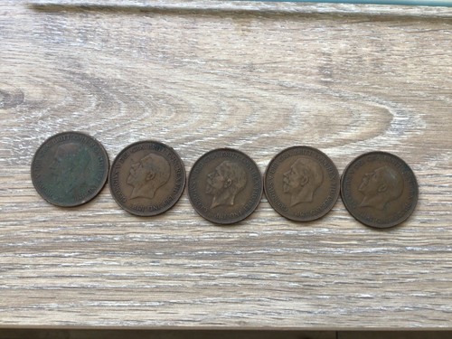 Old penny 1930s - 5,