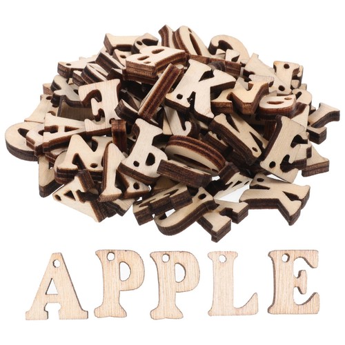 100pcs wooden alphabet - alphabet, letters