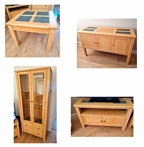 Bentley wood furniture set - furniture, set-