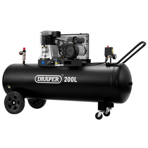 Draper 200l belt driven air - 200l,