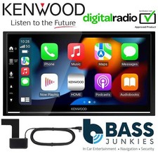 Kenwood DMX7722DABS DAB+ Bluetooth Wireless CarPlay Android Auto & Aerial