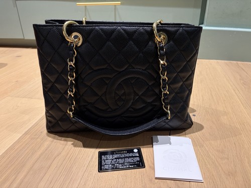 Chanel gst black - chanel, leather