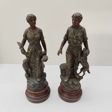 Antique pair bronzed - antique,