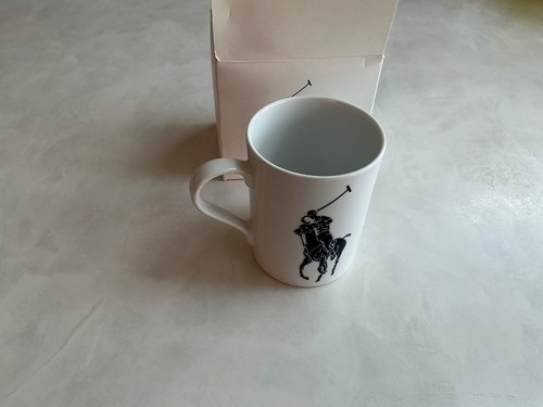 Ralph lauren black ceramic mug - black,
