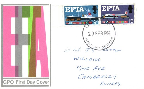 1967 efta gpo - efta, london