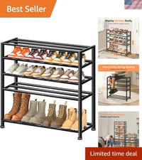 Stackable 5-Tier Metal Shoe