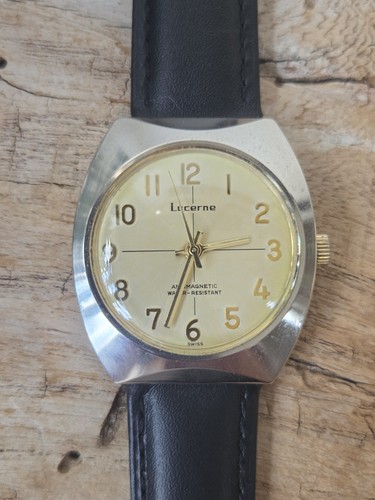 Vintage lucerne swiss - vintage, watch