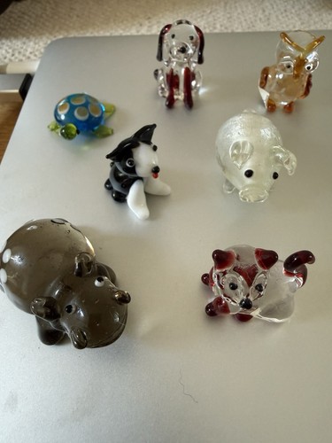 Art glass miniature - glass,