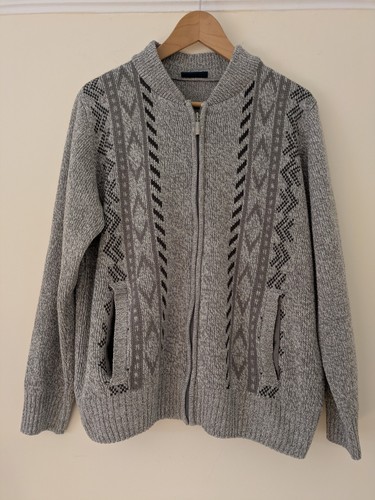 Tootal zip knitted cardigan - zip, up