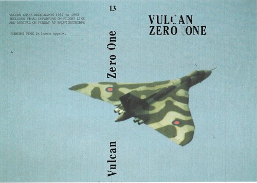 Vulcan zero one xh558 - one.,