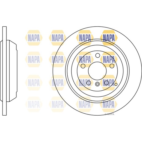 Brake discs solid - 2x, for