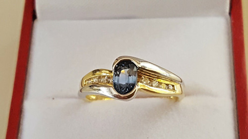 18ct yellow white - white, gold