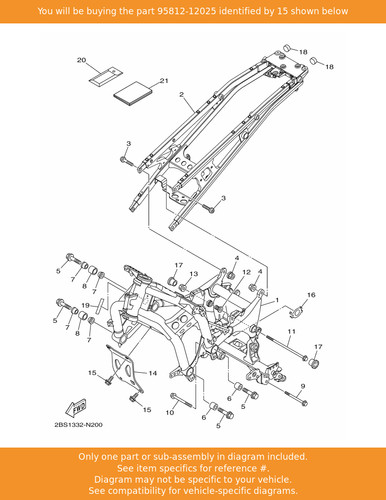 Yamaha bolt flange - yamaha, bolt,