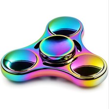 Fidget Spinner Finger Hand Spin Bearing Focus Stress Rainbow ET UFO SHIP DISC 