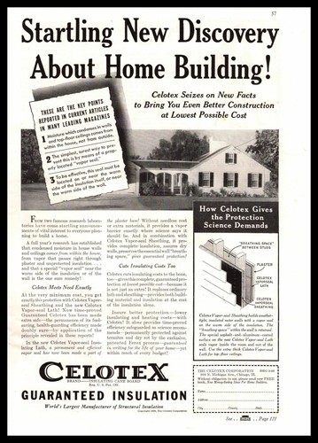 1938 celotex insulating - celotex,