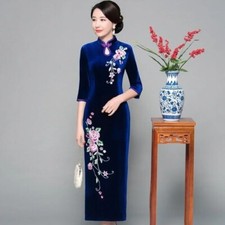 Traditional Chinese Clothing Cheongsams Fashion Clothes Dress Qipao Vintage