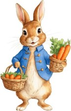 Peter Rabbit Carrot Wall Art