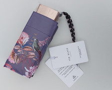 Ted Baker Decadence Folding Umbrella & Case Brand New & Genuine Free Delivery