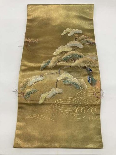 Japanese fukuro obi silk - fukuro,